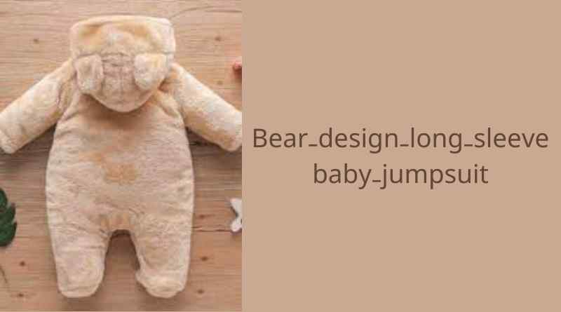 thesparkshop.in:product/bear-design-long-sleeve-baby-jumpsuit