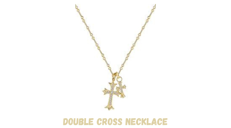 Double Cross Necklace
